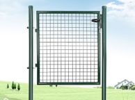 main image for ad Garden gate High-quality steel galvanized and powder-coated in green