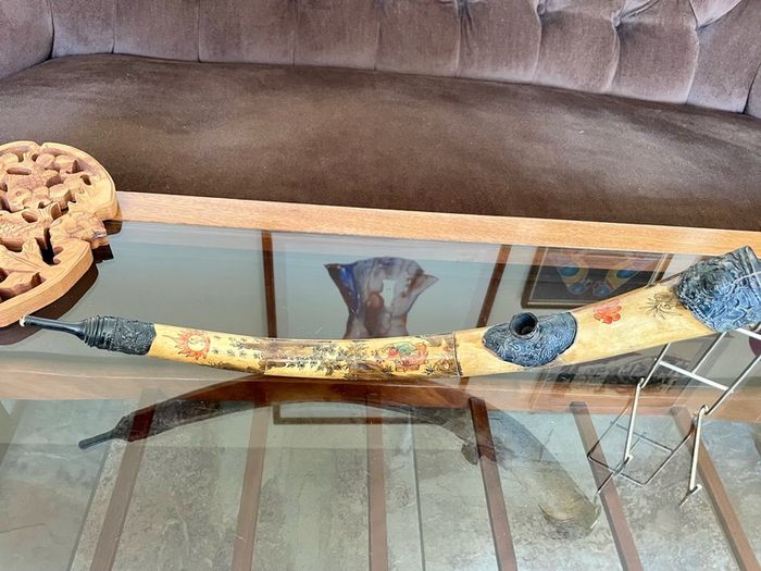 Repro China Ming Guo period 1920s Bone Opium Pipe