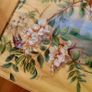 Antique french painting on silk Image 3