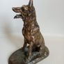 Gaston D'Illier (1876 - 1932) Dog sculpture- Bronze (Signed) Image 2