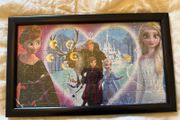 Frozen Framed Puzzle / Black Photo Frame