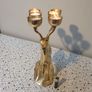 brass Deer tea candle holder Image 5