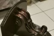 Old hand carved wall sconce