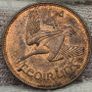 Ireland 1939 1/4d Farthing Beautiful Uncirculated Red Image 2