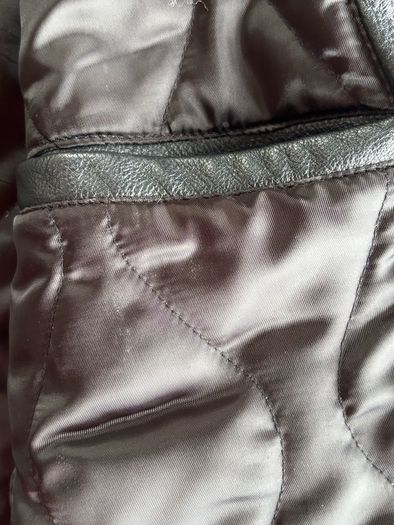 Vintage GAP Men's 3/4 length Leather Jacket