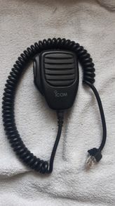 Icom HM-100N condenser microphone RJ45 Ham Amateur radio PMR
