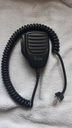 Icom HM-100N condenser microphone RJ45 Ham Amateur radio PMR