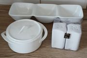 4 Piece White Kitchen Set