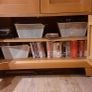 Oak Tv Unit With Doors Image 7
