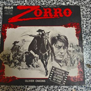 Zorro film French Soundtrack 7"s Oliver Onions Western interest