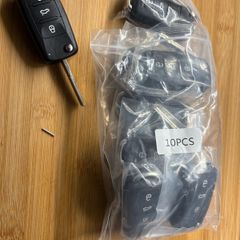 Shell For VW Car Key with blade for Beetle/Caddy/Eos/Golf/Jetta/Polo/Scirocco/Tiguan/Touran/UP Blank Car Keys Remote Flip 3 Buttons