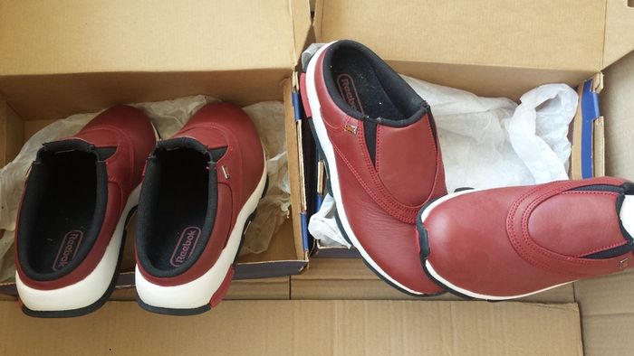 Reebok Classic CL Funk A Slip-On Mule Women Size-UK-3.5/EUR-36 2-59371 Tri Red/Blk/White Limited Edition-2001