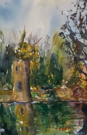 Johnstown castle watercolour