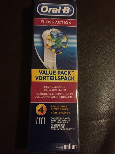 Oral B Floss Action replacement Brush heads Brand New free post