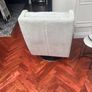 For Sale: 2 Swivel Armchairs in Grey Image 3