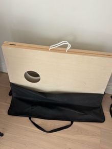 Cornhole with 8 All-Weather Bean Bags and Carrying Case