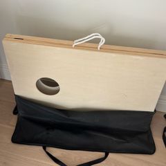 Cornhole with 8 All-Weather Bean Bags and Carrying Case