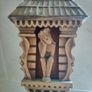 Wood Carved Catholic Statue 45 cm Image 2