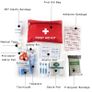 63 Pcs / Set First Aid Energency Kit Car Home Medical Bag Travel Outdoor Sports Image 2