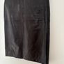Hugo Boss pencil leather skirt Image 3