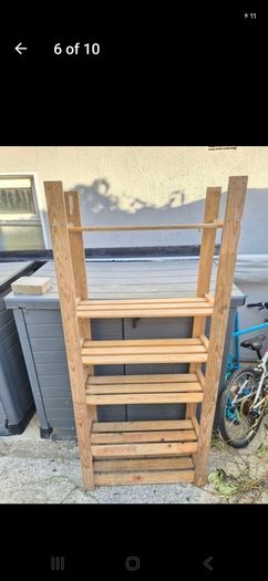 Shelves shed