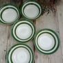 TG Green bowls, Cornishware bowls, green stripe, Clover Leaf Image 10