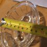 SET OF 2 Vintage 1950 clear glass, six-ball top, small jelly mould, half pint. Image 3