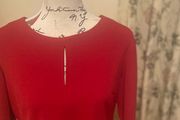 Red dress from the Estelle Collection