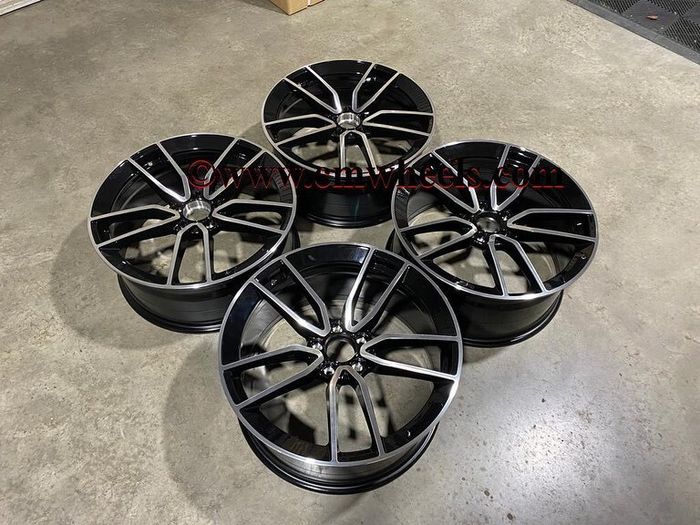22" Inch Mercedes Merc Twin spoke style Alloy Wheels Jeep GLE GLC GL ML M Class AMG SUV 5X112 4MATIC