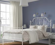 King size bed frame and mattress