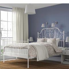 King size bed frame and mattress