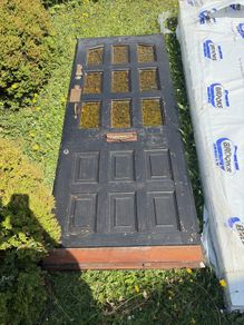 solid wood front door