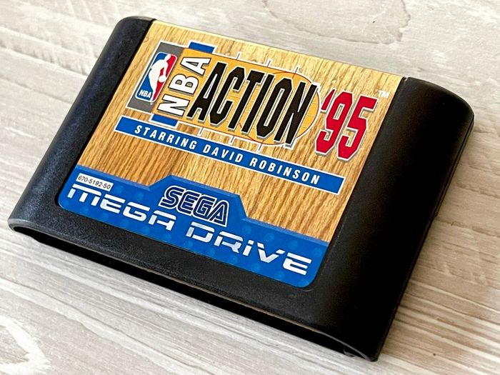 NBA Action 95 starring David Robinson for Mega Drive Boxed