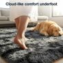 Rugs Living Room - 160x230cm Large Rug for Living Room Machine Washable Rug Anti Slip Carpet - Fluffy Rugs Suit for Bedroom Dorm Nursery Kids Room Office Lounge Image 2
