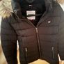 women winter jacket black Tommy Hilfiger size 10 / M medium Image 4