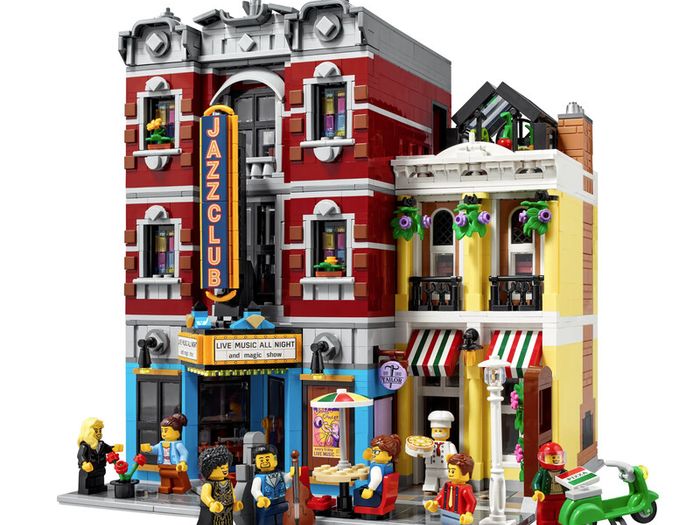Lego Modular 10312 Jazz Club + Free Set of Wallpaper