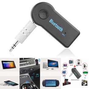 Universal Audio Music Receiver Adapter 3.5mm Bluetooth Transmitter Auto AUX Streaming A2DP Kit for Speaker Headphone