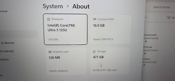 Dell 5450 ultra 5 16gb 512