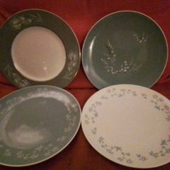 Four Mix an Match Dinner Plates