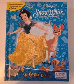 Snow white and 7 dwarfs Book and 10 figurines