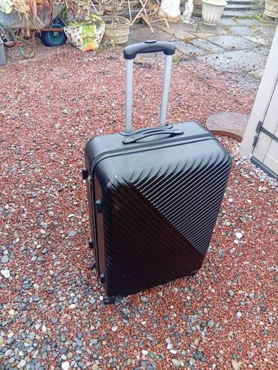 Large hard shell suitcase