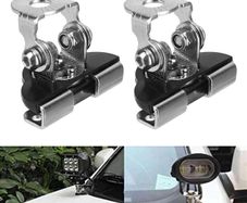 Car Headlight Holder LED Flood Lights Clamp Spotlight Stand Bar Bracket Off Road 4x4 Auto Accessories for Boat Marine Universal