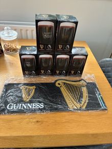 Guinness Glasses/Runner.