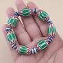 Vintage Venetian Style Chevron Beads Bracelet Image 3