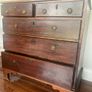Mahogany chest of drawers Image 6