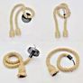 New Vintage E27 Jute rope lamp holder ceiling light 2 metre Image 2