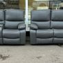 3+2 Rita Dark Grey Manual Recliner Sofa Set Image 2