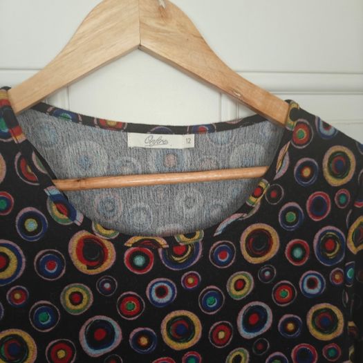 Fun print dress size 12