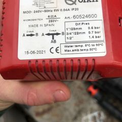 Motorised valve