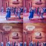 Original Oil Painting - Tango Class in The Pillar Room Image 3